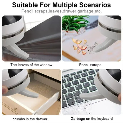 Mini Vacuum Cleaner Portable Desk Table Dust Vacuum