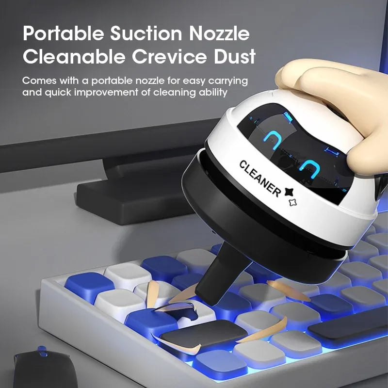 Mini Vacuum Cleaner Portable Desk Table Dust Vacuum