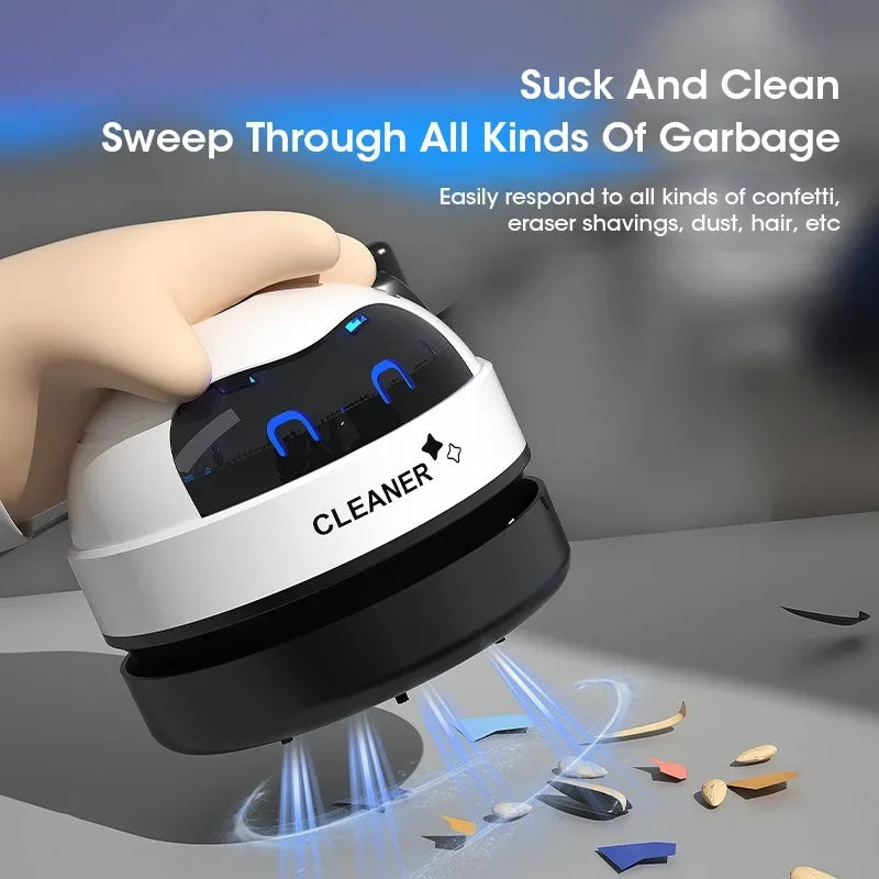 Mini Vacuum Cleaner Portable Desk Table Dust Vacuum